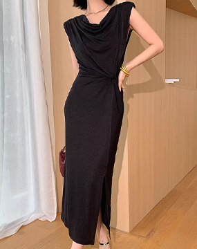 [수입] 뉴비스 스윙 넥 드레스