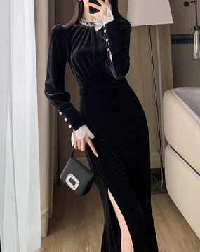 [수입] 라오니 벨벳 드레스
