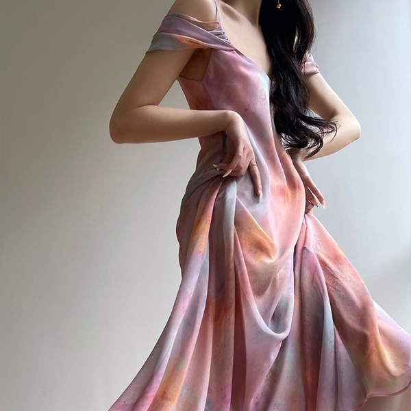 [수입] 스더린 오프숄더 드레스